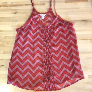 ASO Disney channel! Seen on “Lab Rats” Arizona Jean Co tank top zigzag pattern